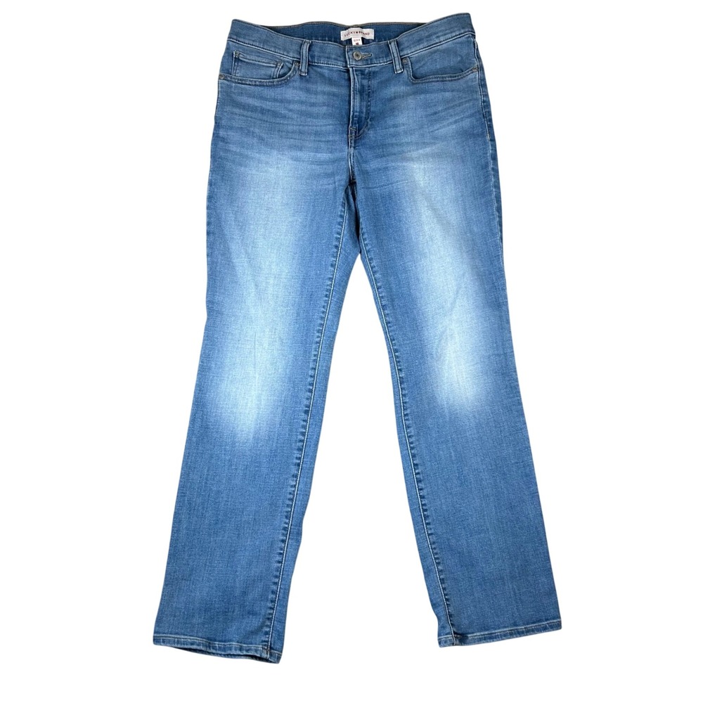 Lucky Brand Sweet Mid Rise Straight Jeans Womens 12/31 A Blue 7WP11264